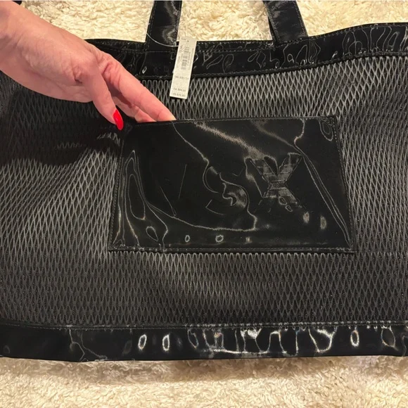 VSX (Victoria Secret) Black Tote Bag - Picture 6 of 9